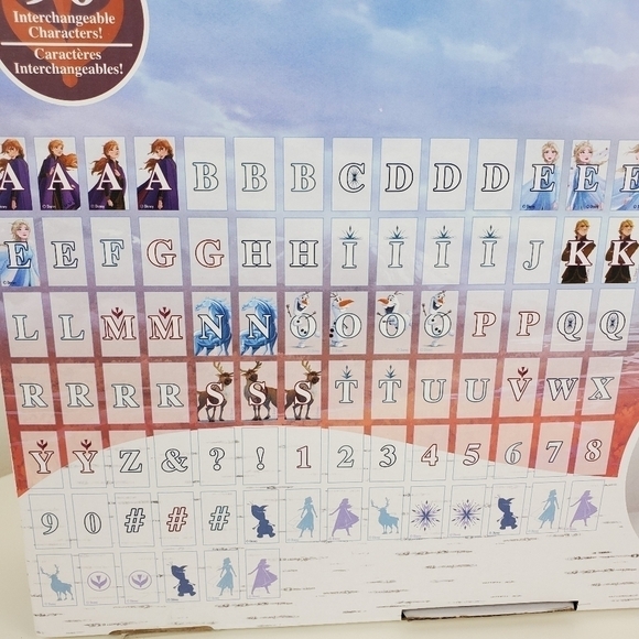 FROZEN 2 Disney led message lightbox 90 cards - Picture 11 of 13